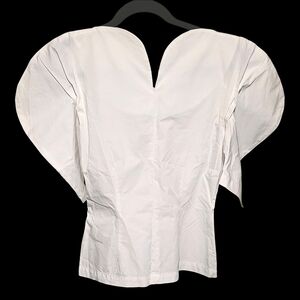 Destree White Popelin Top